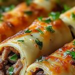 Keto Philly Cheesesteak Roll-Ups 1