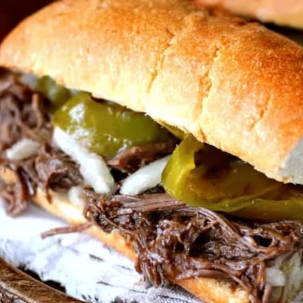 Slow Cooker Italian Beef Sandwiches