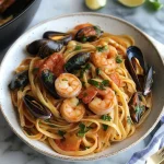 Seafood Pasta Recipe Linguine, Shrimp Mussels Hip Foodie Mom