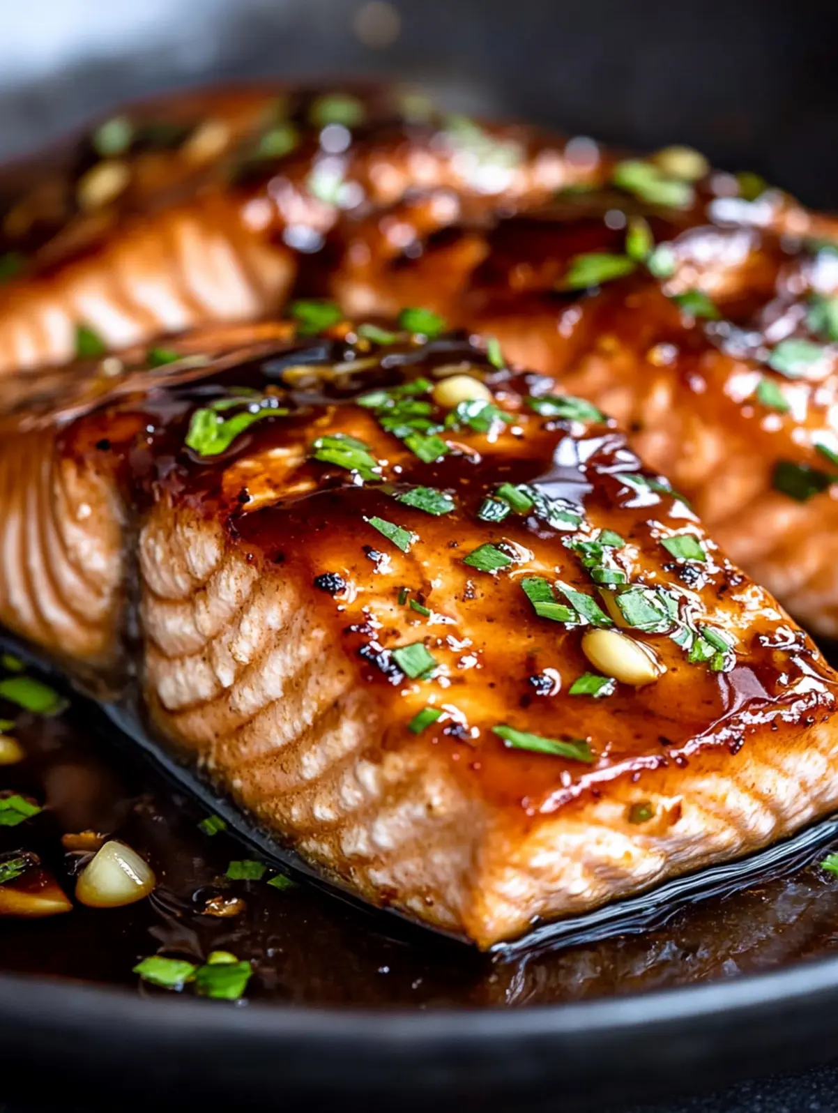 Honey Garlic Glazed Salmon